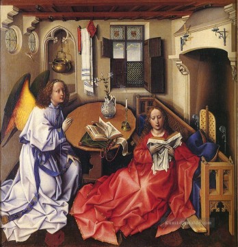  geburt - Mérode Triptychon Nativity Robert Campin